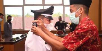 Pelantikan Kepala Desa Matagual Oleh Bupati Batanghari. Foto: LAN