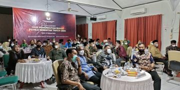 KPU Tebo Di Acara Peluncuran Hari Pemungutan Pemilu Serentak 2024. Foto: SCI