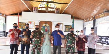Bupati Batanghari Dan Danrem 042 Garuda Putih Jambi. Foto: Ist