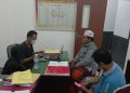 Pimpinan Ponpes Al Amin, Pelaku Pencabulan Saat Diinterogasi Satreskrim Batanghari. Foto: NST