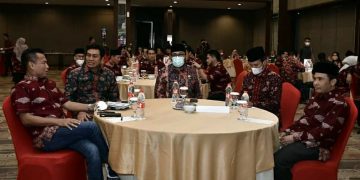Bupati Batanghari menghadiri pelantikan pengurus Kabari. Foto : LAN