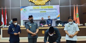 DPRD Tebo Gelar Paripurna Laporan Kinerja Bupati. Foto: Ist