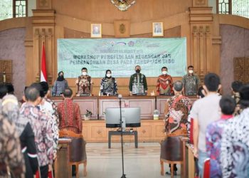 Bupati Sukandar Menghadiri Workshop Pengelolaan Keuangan Desa Tahun 2022. Foto: AZZ