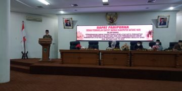 Rapat Paripurna DPRD Batanghari Bahas 8 Ranperda. Foto: LAN