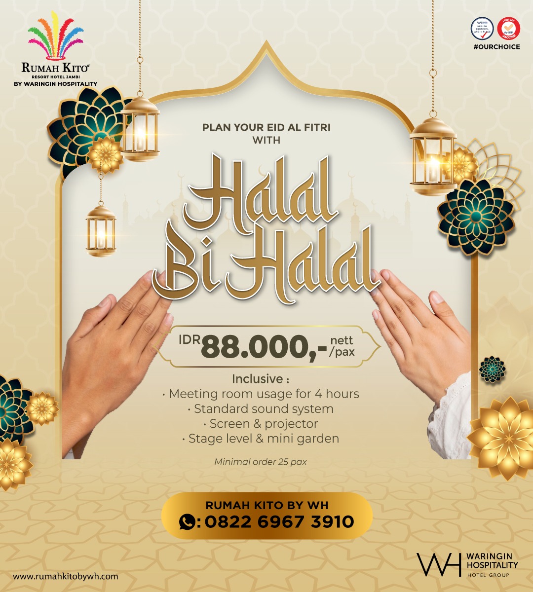 Halal Bihalal & Mudik Package, Promo Eksklusif Rumah Kito Resort Hotel ...