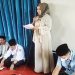 Kepala SMKN 5 Tebo, Ramayani Saat Menyampaikan Kata Sambutan. Foto: Ist