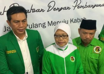 Ketua PPP Jambi, M Fadhil Arief dan Pengurus Pusat PPP. Foto: IST