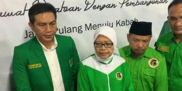 Ketua PPP Jambi, M Fadhil Arief dan Pengurus Pusat PPP. Foto: IST