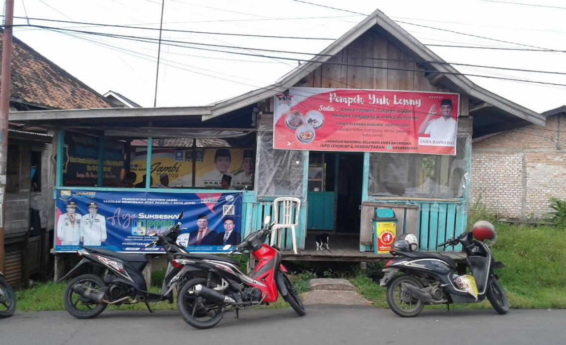 Warung relawan yang di branding. Foto: IST