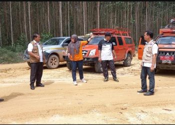 Antisipasi Karhutla, BPBD Tebo Mendatangi Perusahaan dan Cek Kelengkapan Alat Damkar. Foto: IST