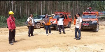Antisipasi Karhutla, BPBD Tebo Mendatangi Perusahaan dan Cek Kelengkapan Alat Damkar. Foto: IST