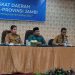 Kadis Kominfo Batang Hari, Amir Hamzah (berbaju hijau) Saat Menjadi Pemateri di Rakor Diskominfo Se-Provinsi Jambi. Fhoto: IST