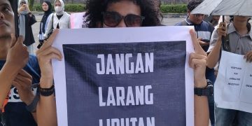 Aksi Unjuk Rasa Menolak UU Penyiaran
