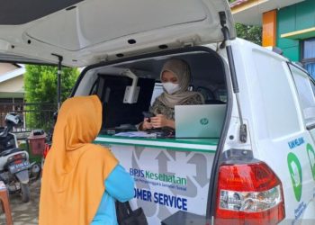 Salah satu pelayanan BPJS kesehatan di Jambi. Fhoto: ANTARA