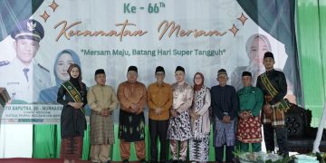 Wabup Batanghari Hadiri HUT Kecamatan Mersam