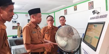 Sekda Azan Hadiri Launching Anjungan Desa Mandiri, Sarana Informasi Desa Berbasis Digital