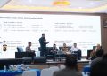 Waka I DPRD Provinsi Jambi, Ivan Wirata saat menjadi pemateri di Rakernis Lalu Lintas 2025. FOTO: UCUP
