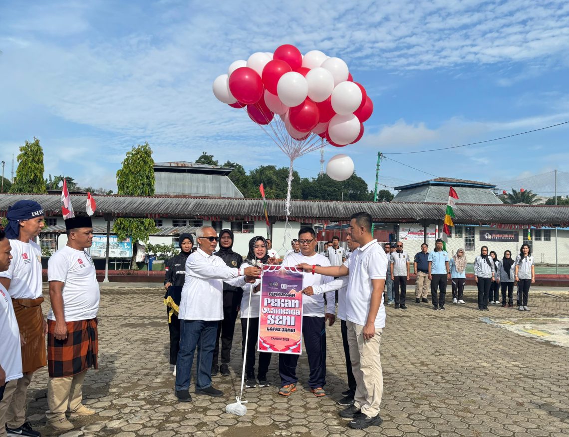 Pembukaan Porseni Warga Binaan Dalam Rangka HUT RI ke-80. FOTO: DOK LAPAS