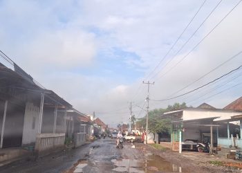 Jalan Rusak di Sekoja Diduga Akibat Proyek RS Adhyaksa. FOTO: IST