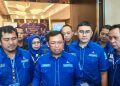 Sekjen DPP Partai Demokrat, Herman Khaeron saat menghadiri Rakerda DPD Demokrat Jambi. FOTO: OYI