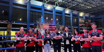 Kejurnas Muaythai 2025: Jambi Persembahkan 6 Medali, Satu Atlet Terhenti di Penyisihan. FOTO: IST