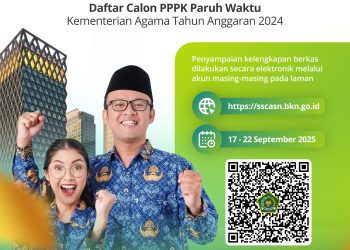Pengumuman Daftar Calon PPPK Kemenag RI Taun 2024. FOTO: IST