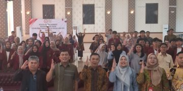 Rocky Candra Usai Sosialisasi RUU BPIP di Universitas Muhammadiyah. FOTO: IST
