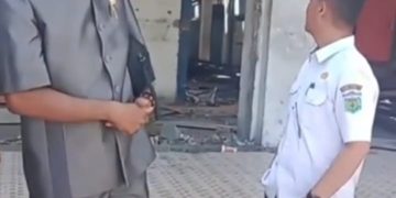 Oknum Anggota DPRD Sungai Penuh Inisial F yang diduga mengeluarkan kata-kata tidak beretika kepada pekerja. FOTO: IST