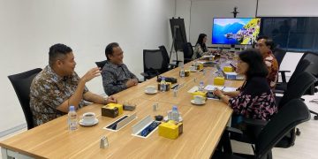 Ketua DPRD Kota Jambi dan Waka Komisi 2 Mengunjungi Kemenkeu Terkait Sertifikat Warga Kota Jambi Yang tumpang tindih dengan Pertamina. FOTO: IST