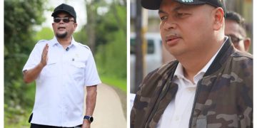 Duet Ivan Wirata dan Kemas Faried Al Farelly Sebagai Kader Golkar Untuk Perbaikan Infra Struktur Jambi. FOTO: OYI