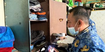 Razia di Lapas Narkotika Muara Sabak. FOTO: DOC Lapas