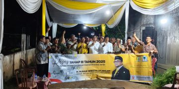 Ivan Wirata Saat Reses di Perumahan Namura Indah Desa Pematang Gajah. FOTO: OYI