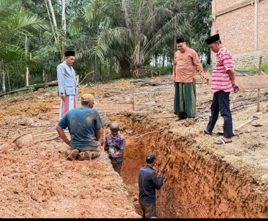 Anggota DPR RI Dapil Jambi, Edi Purwanto Saat Turun Lapangan Tinjau Proyek Bantuan Kerakyatan. FOTO: IST