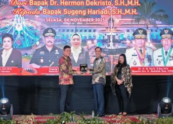 Ketua DPRD Saat Pisah Sambut Kejati Jambi. FOTO: IST