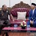 Ketua DPRD SIlaturahmi dengan Kejati Sugeng Haryadi. FOTO: IST