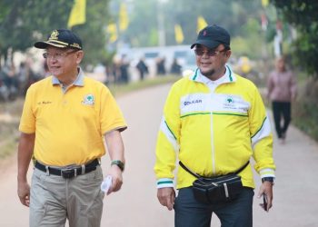 Ketua DPD I Golkar Provinsi Jambi, H Cek Endra dan Ivan Wirata