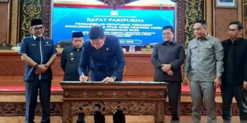 DPRD Provinsi Jambi Teken Nota Kesepatakatan KUA dan PPAS TA 2026. FOTO: IST