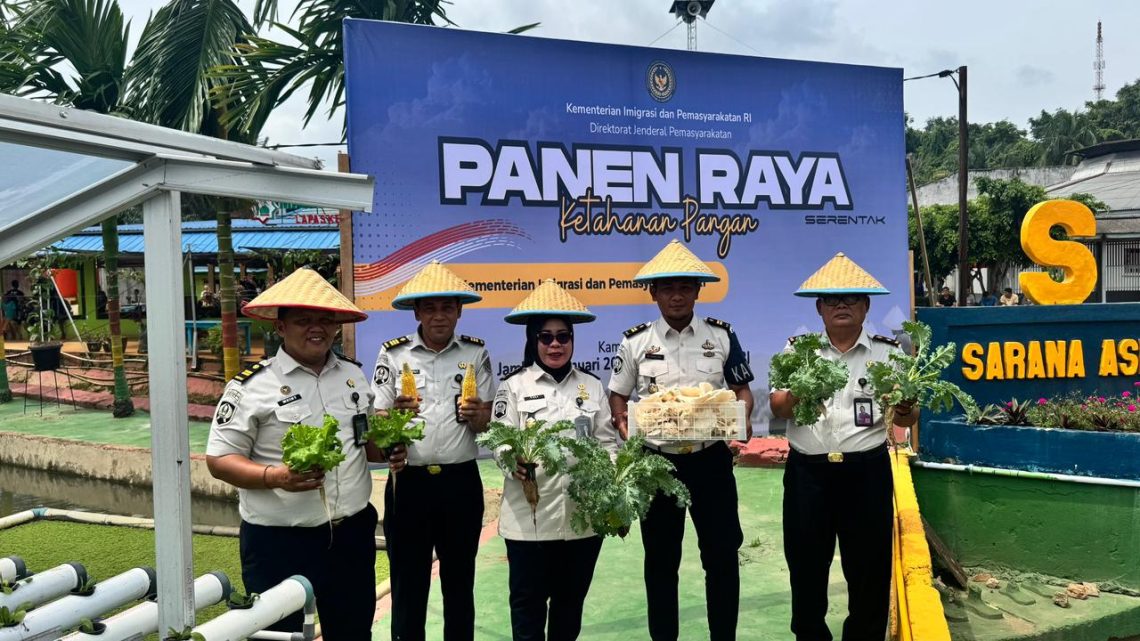 Panen Raya di Lapas Kelas IIA Jambi, FOTO: DOC LAPAS