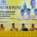 Ketua Cek Endra, Ivan Wirata Saat Memimpin Rapat Pleno Perdana Pasca Terima SK.FOTO: UCUP