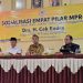 Anggota DPR-RI, H Cek Endra Sosialisasi Empat Pilar di Kabupaten Sarolangun. FOTO: IST