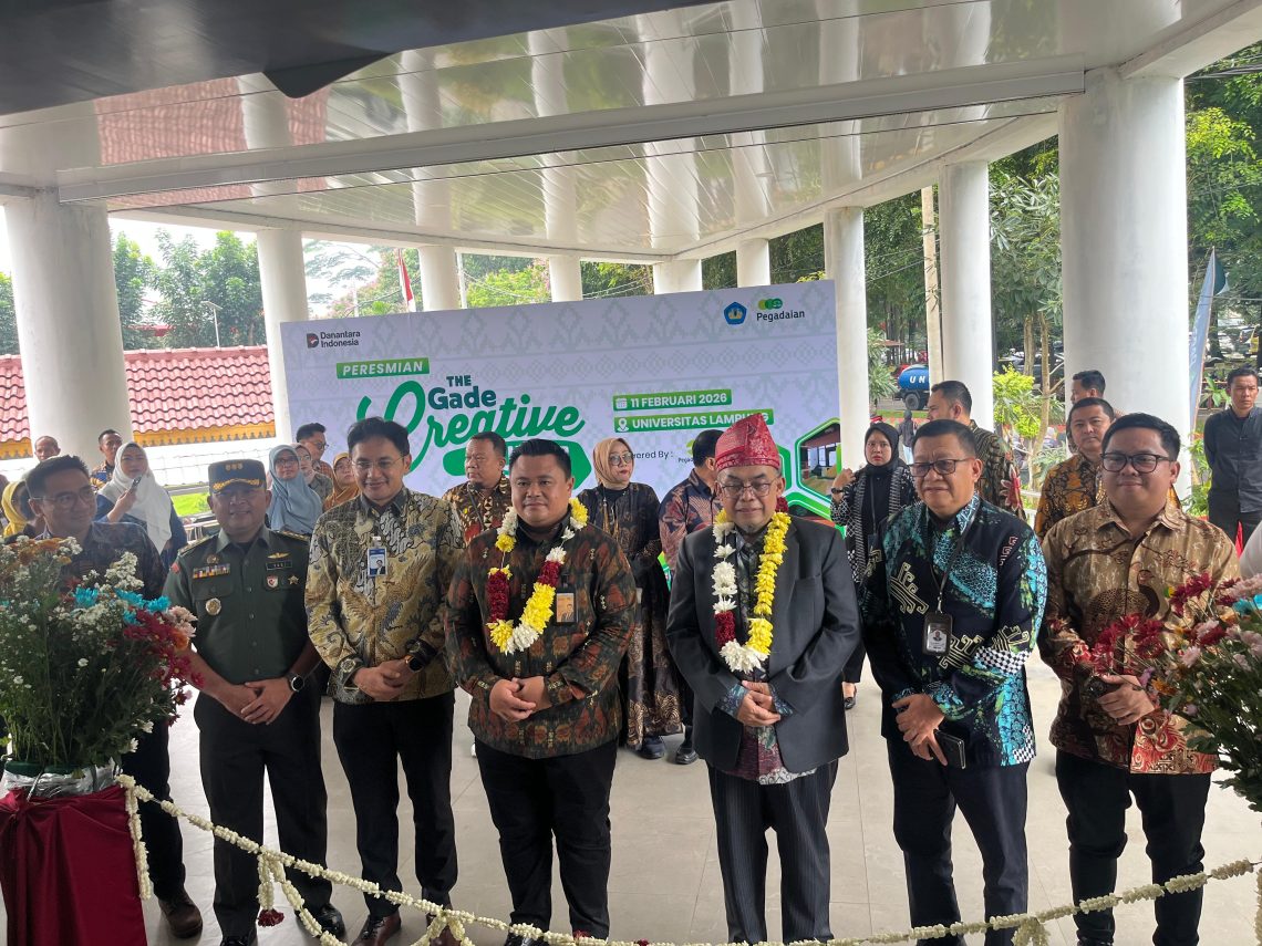 Peresmian Gade Creative Lounge di Universitas Lampung. FOTO: IST