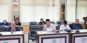 RDP Pansus Zona Merah DPRD Kota Jambi. FOTO: OYI