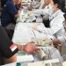 Pemeriksaan Sample darah dan konseling warga binaan Lapas Kelas IIA Jambi. FOTO: OYI