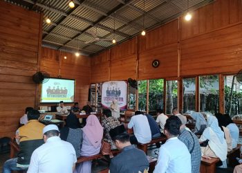 Rangkaian Acara Bukber dan Literasi media yang dihadiri komisioner KPI pusat dan daerah serta purna komisioner. FOTO: IST
