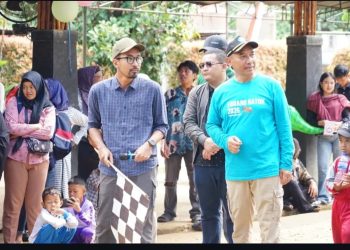 Azki Menghadiri Grand Final Lomba Engrang batok 2026. FOTO: IST