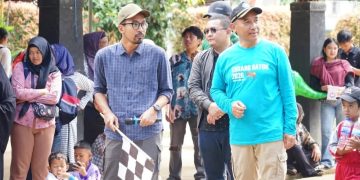 Azki Menghadiri Grand Final Lomba Engrang batok 2026. FOTO: IST