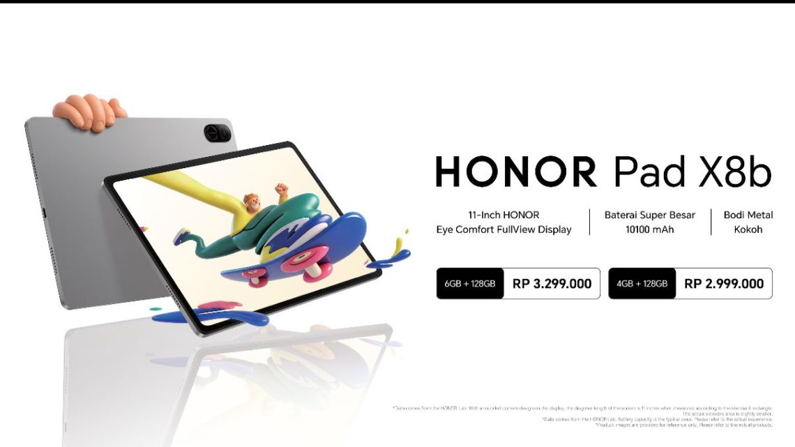 Honor Xpad X8b Yang Baru Diperkenalkan di Indonesia. FOTO: IST