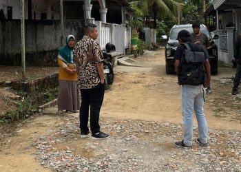 Kemas Faried Tinjau Rencana Pembangunan Jalan. FOTO: IST