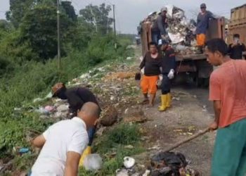 Tumpukan sampah yang dikeluhkan warga ditanggapi Ketua DPRD Kota Jambi. FOTO: IST