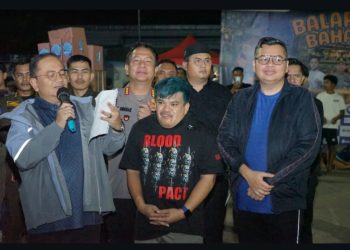 Ketua DPRD Kota Jambi di event Lomba Lari Bahagia 100 Meter. FOTO: IST